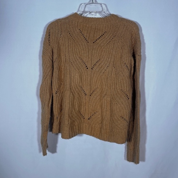 MADEWELL WOMENS CHARLEY PULLOVER SWEATER TAN ALPACA WOOL SMALL - Picture 5 of 6